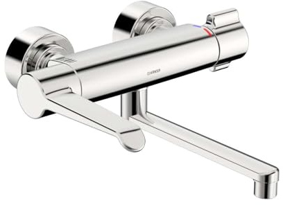 HANSA HANSAclinca Safety + Waschtischarmatur, Ausladung 285 mm, Bedienungshebel lang, chrom, 08805202