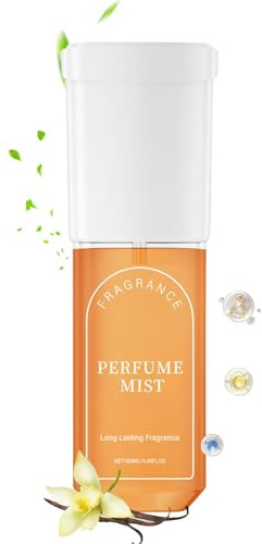 Teksome Profumo Spray, Fragranza Al Caramello - Fragranza spray a lunga durata,Fragranza spray profumata, spray per il corpo da 100 ml, fragranza spray per il corpo da donna, spray per il corpo per