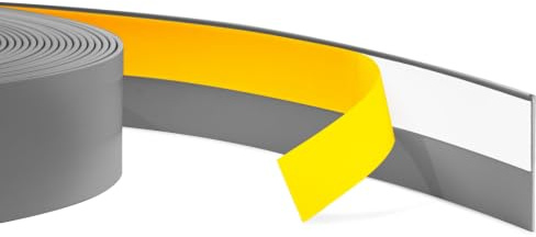 Quest Flachleiste PVC 40 mm selbstklebend - Anthrazit, 10 m | Flexible Fensterleiste, Abdeckleiste für Fenster, Türen, schützt vor Feuchtigkeit & Schmutz, sorgt für ein sauberes Finish