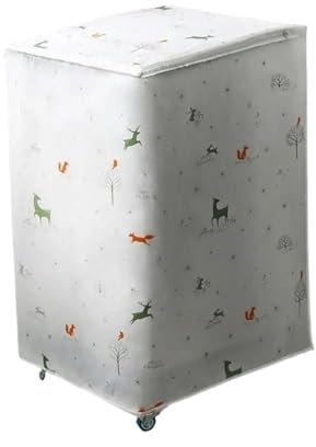 Housse Pour Lave Linge Couvercle de Machine à laver automatique, 2 pièces, étanche, résistant au soleil, chargement frontal, charge supérieure, protection for Machine à laver, articles ménagers(Top co