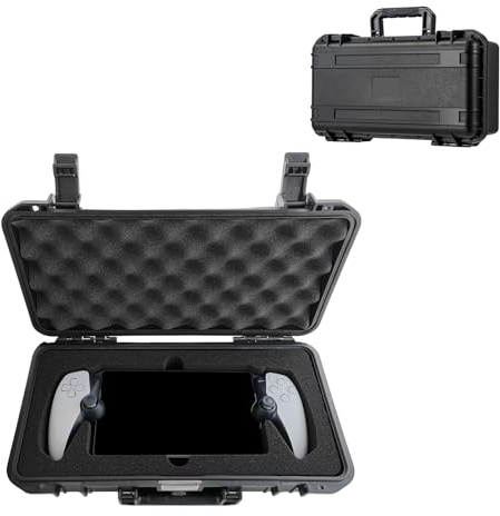 JYGamhanbil Étui Transport Coque Housse Voyage Sac Étanche pour PS5 Portal | Grande Capacité Rigide Mallette Rangement pour Playstation PS5 Portal Lecteur à Distance Dock Station,Chargeur,Accessoires