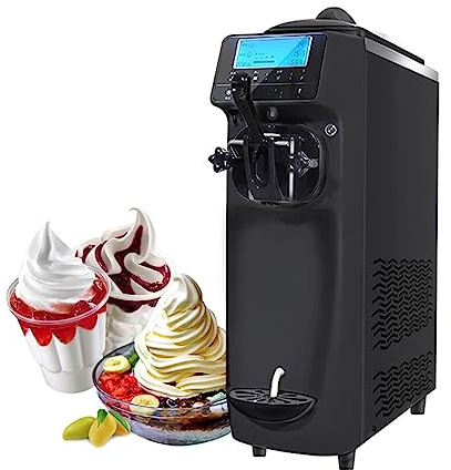 whippy ice cream machine for home Soft Ice Cream Machine Commercial Ice Cream Making Machine Summer Snack Shop Cafe Desktop Ice Cream Maker fruit ice cream machine for home use