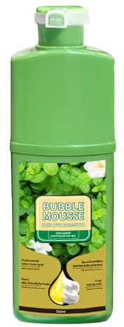Dioeazh Tinte Capilar En Espuma | Shampoo Colorante 500ml para Canas - Mousse De Coloración Vegetal De Larga Duración Para Salón Baño Viaje Hogar Mujeres Hombres Viajeros Frecuentes Profesionales