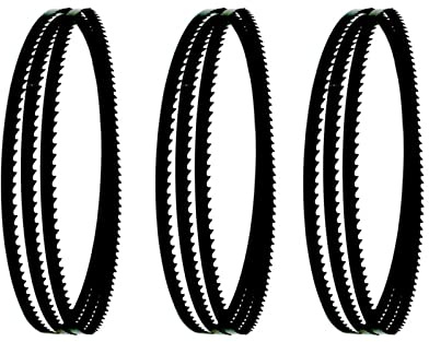 SHGUOMSC Lames de scie à Ruban 2240 mm, 3 pièces, 6,35 x 10, Largeur, 4, 14 TPI, for Outils Travail du Bois, Accessoires Coupe, 88 Pouces(2240x6.35x0.5 14T)