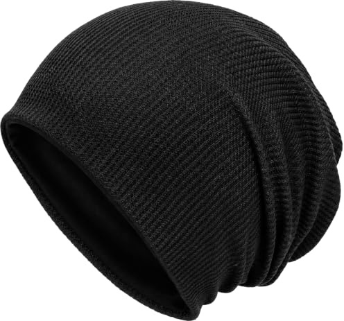 Zosniby Beanie Hat for Men Women Stretchy Knitted Chemo Hat Runing Hat Sleeping Cap
