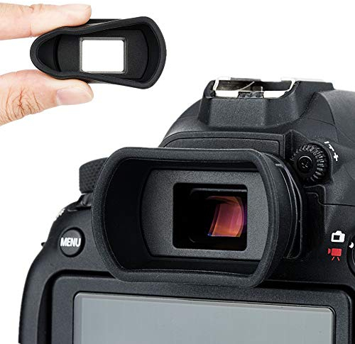 KIWIFOTOS Eyecup Okular für Canon EOS 800D 90D 80D 77D 6D Mark II 6D 5D Mark II 5D 70D 60D 60Da 760D 750D 700D 650D 550D 500D 100D 1500D 1300D 1200D 1100D 1000D 3000D Ersetzt Canon EB EF Eye Cup