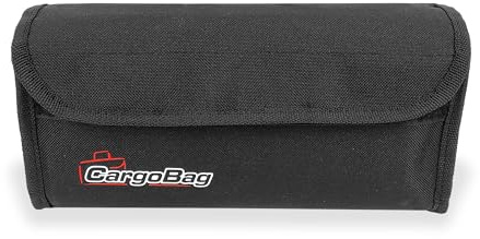 TrunkExpert Cargo Bag Auto Organizer Universal Wasserdicht Cordura Einfache Klettbefestigung Ordnung im Auto Kompakt Schwarz Fassungsvermögen. 1,5 Liter