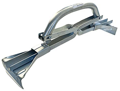 HAROMAC Plattenheber mit Scherengriff – für Gehwegplatten & Terrassenplatten (40–60 cm), belastbar bis 30 kg, rückenschonende Verlegehilfe, mit deutschem Bundespatent - Made in Germany