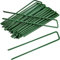 100 Piezas Grapas para Jardín, Clavos Acero Inoxidable Galvanizados, Anclaje Suelo en Forma de U, Sujeción Piquetas Camping para Fijación de Césped Artificial Telas Mallas