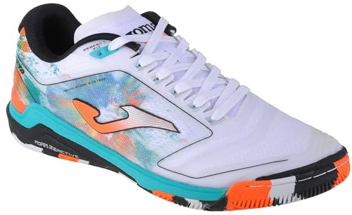 Joma Invicto 2302 IN INVW2302IN, Mens Indoor Football Trainers, White, 43 EU