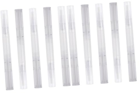 POPETPOP 10 St nagellack nagelbandsolja ytterhud 3ml nagelolja penna tom eyelinerpenna reservoar tom nagel nagelolja packa behållare läppglans att rotera