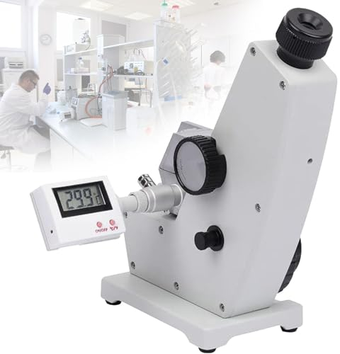 Qiang Automatisches Abbe-Refraktometer,Monokular,Digitales Brix-Refraktometer,Brechungsindex Nd 1,3–1,7,Brix 0–95%,0,0005 Durchschnittlicher Dispersionswert,Optische Laborausrüstung