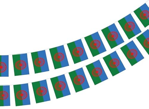 Bandera Gitana, Gipsy, Romani y de los Gitanos - 40 Unidades 11.4M
