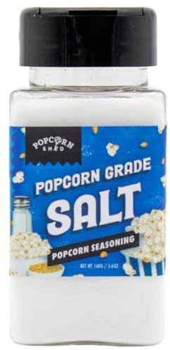 Popcorn Grade Salt Seasoning, DIY Seasoning, Movie Night, Make Your Own Popcorn at Home, Low Calorie Snack, Fun for Kids,160g