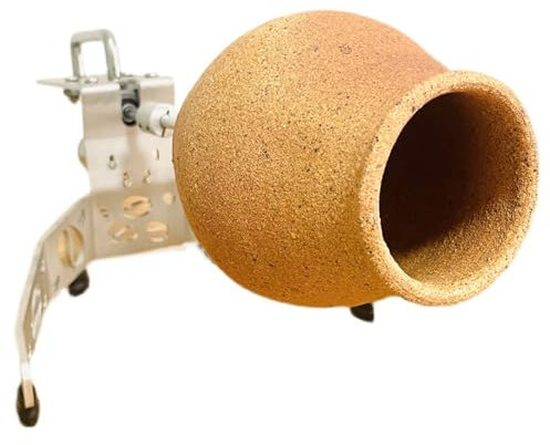 GZPKJ Torréfacteur À Café en Céramique, Outil De Cuisson Manuel du Café, Capacité Recommandée 120-150 Grammes, Vitesse Réglable 0-65 TR/Min, pour Un Usage Domestique