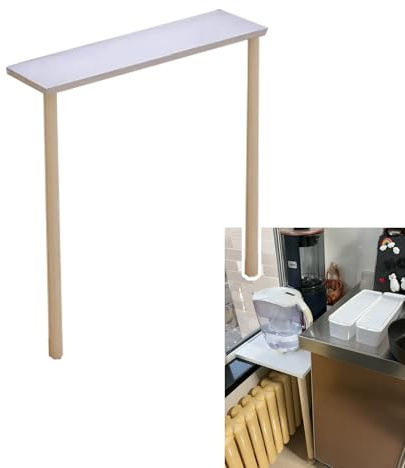 Fensterbank Verbreiterung Innen Platzsparende Eckregale, Ablage Über dem Waschbecken, Badezimmer-Fensterbank-Verlängerungstisch, Multifunktionale Halterung(69x20x80cm (27 1/8x7 7/8x31 1/2))