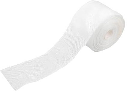 FONDOTIN Non-Adhesive Fiberglass Cloth Tape Roll 5Cm X 30M for Seam Reinforcement, Boat Repair, Winding and Molding Applications