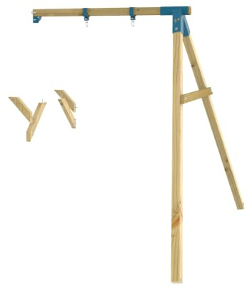 TP Toys Bras de Portique Balançoire Simple pour Aire de Jeux Skywood Bois