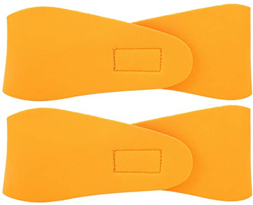 BRRNOO Diadema para Hombre, Diadema para Hombres, para Correr con 2 Piezas de Neopreno para Bucear (ORANGE)