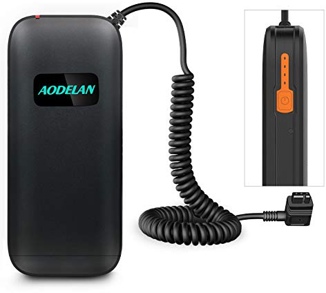 AODELAN Pacco Batteria Flash per Canon Speedlite 550EX, 580EX, 580EXII, 600EX, 600EX-RT, 600EX II-RT