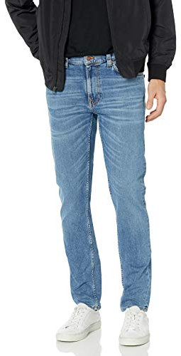 Nudie Jeans Lean Dean Lost Orange Jeans, 27W x 28L Unisex Adulto