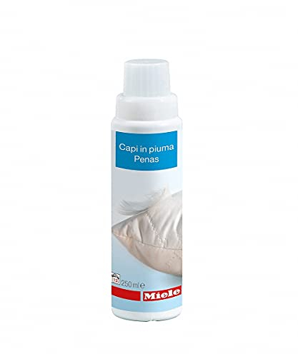 Miele WA DF 252 L DownCare Detergente especial para Lavadora, Detergente para prendas de plumas y ropa de cama, como almohadas, sacos de dormir y plumas, para tejidos suaves y transpirables, 250 ml