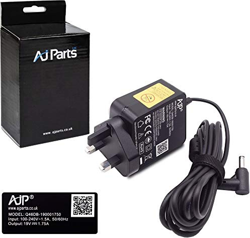 AJP@ New Replacement For Asus Chromebook C202 C202S Laptop Tablet 19V 1.75A 33W Adapter Battery Charger Power Supply with 4.0mmx 1.35mm Pin Size UK Wall Plug PSU Adaptor Quick Dispatch