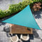supregear Vela de Sombra, 3x3x3 m Vela de Sombra Triangular Impermeable UV Bloqueo Vela Solar Pabellón Toldo Refugio para Exterior Courtyard Jardín Patio Cochera Césped Natación Alberca