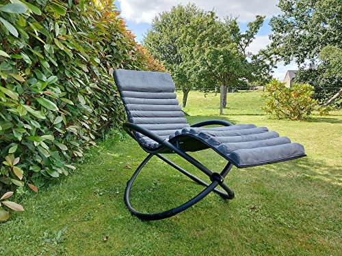 monaco luxus swing rocker sonnenliege - grau - 14-700871 - keter