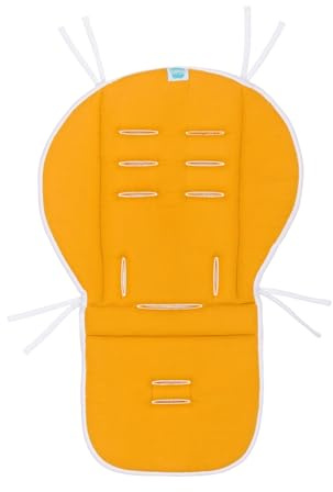 Fillikid Wendeauflage Muslin 48x74cm Exklusiv | Baby-Sitzeinlage 100% Baumwolle waschbar, universal für Buggy, Kinderwagen, Sportwagen, atmungsaktiv