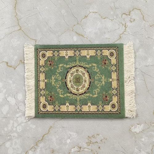 SYSUII 13 * 9CM Teppich Mauspad aus Textilgewebe Persian Teppich Mouse Pad Orientalischer Mini Teppich Mauspad mit Quaste Lustiges Büro Computer Zubehör für den Schreibtisch