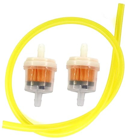 2x Benzinfilter Kraftstofffilter mit Benizinschlauch 1 Meter 5x8mm for Simson S50 S51 S53 S70 S83 SR1 SR2 SR4-1 Sparrow SR4-2 Star SR4-3 Sperber SR4-4 Habicht