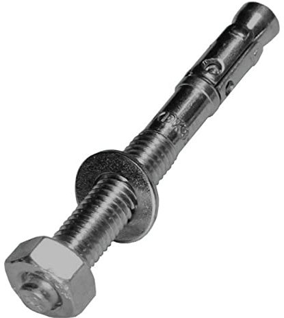 Lumonic Schwerlastdübel M8 x 75mm | hochwertige Edelstahl V4A Keilanker | Durchsteckmontage, SOFORT BELASTBAR | Betonanker, Schwerlastanker | für Überdachungen, Geländer, Regale, Trennwände