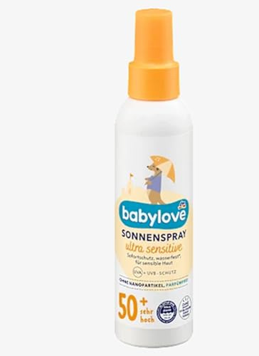babylove Sonnenspray Baby sensitiv LSF 50+, 150 ml