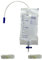 Bolsa para la recogida de orina de pierna – Desechable – Capacidad 750 ml – Tubo 35 cm – Válvula antireflujo – Desagüe en T – CE (paquete de 10 unidades)