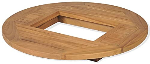 HETFTJN Dining Table Waschtischplatte Arbeitsplatte Schreibtischplatte - Bierkastentisch Teak 70 cm für Klassenzimmer Sitzungszimmer Speisesaal Studie