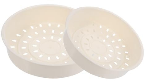 MOTHNUR 2pezzi Cestello Per Cottura Vapore in Plastica Spessa Da Vaporiera Per Alimenti Resistente Al Calore Adatto Per Riso Carne Verdure e Altri Cibi