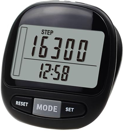 Podomètre numérique avec écran LCD, podomètre, podomètre, compteur de marche, compteur, ceinture et équipement de fitness