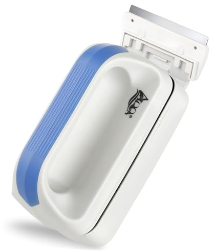 AQQA Aquarium Magnet Scheibenreiniger,Starke Aquarium Alge Reinigungs Magnet Bürste Reiniger,Fish Tank Glasreiniger Reinigungswerkzeug mit 2 Abnehmbarem Schaber