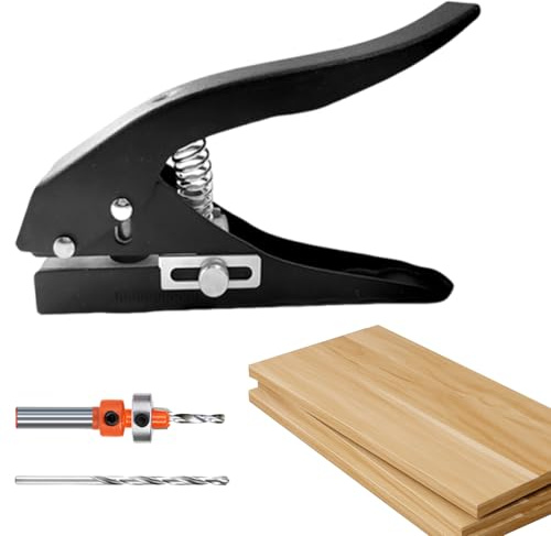 Qutalmi Perforateur mono trou - Perforateur à main portable pour papier,Outil Artisanal De Réparation Manuel Pour Le Scrapbooking, Les Étiquettes, Le Papier, Le Carton, Les Feuilles PVC Fines Et Les