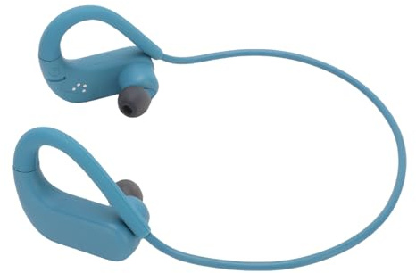 Xiuganpo Cuffie a Conduzione Ossea Impermeabili IPX8 con modalità Lettore MP3 per Nuoto, Cuffie Sportive, Blu