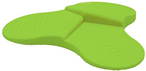 WAGNER Bodentürstopper 3STOP COLOR GREEN - Durchmesser Ø 108 x 19 mm, Kunststoff Elastomer, preisausgezeichnet, grün - 3 unterschiedliche Keilhöhen, diverse Anwendungen - 15698601