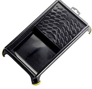 Savy 5001007 vassoio a vernice nero antiscivolo piatto per rullo 120 mm