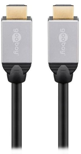 Goobay 75777 Highspeed HDMI Anschlusskabel mit Ethernet HDMI-Stecker (Typ A) > HDMI-Stecker (Typ A), 2 Meter