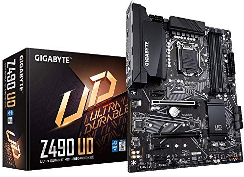 GIGABYTE Z490 UD Intel LGA1200 ATX Motherboard (11+1 Phases, Dual NVMe PCIe 3.0 x4 M.2, USB 3.2 Gen2, RGB FUSION 2.0)