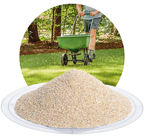 Schicker Mineral Rasensand 25 kg 0,5-1,0 mm, Quarzsand zur Rasenpflege | Bodenauflockerung, für grünen Rasen, zur Belüftung des Bodens, verbesserte Wasserdurchlässigkeit, staubfrei, für Streuwägen