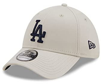 New Era MLB Cap Los Angeles Dodgers beige Baseball Kappe 39Thirty - XS-S