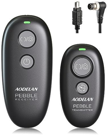 Camera Wireless Remote Shutter Release, Camera Remote Control for Nikon D5000 D5100 D5200 D5300 D5500 D90 D7000 D7100 D7200 D800 D810 D850 D700 D500 D300