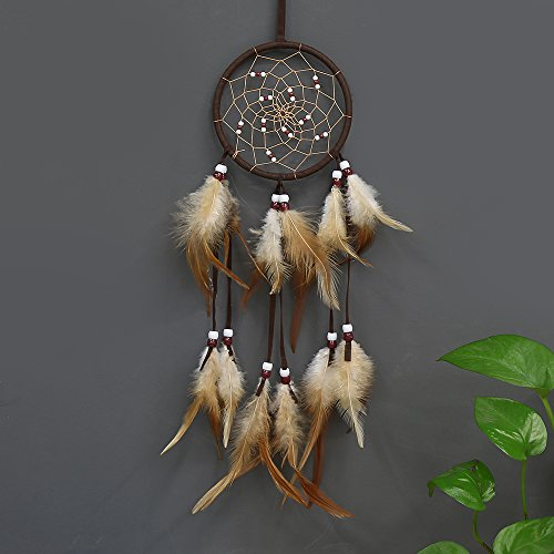 LERTREEUK Traumfänger Handgemachte Wand Hängende Feder Traumfänger für Auto Kinder Schlafzimmer Dekoration Ornament