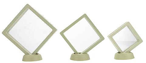 LIFKOME 3er-set-box Anti-oxidations-schmuckschatulle Ohrringehalter Probenkoffer Aus Kunststoff Medaillen Münzvitrine Fotorahmen Schmuckständer Plastik Mini Sport Armbandhalter Tragbar 3d